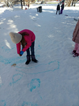 Malování ve sněhu