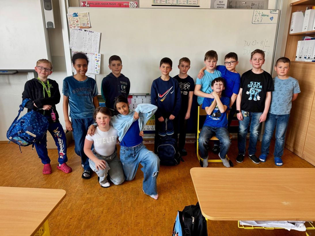 Barevný týden - modrá